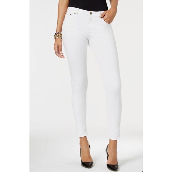 NWT Michael Kors Selma Skinny Jeans Womens Size 6 High Rise White Stretch - Picture 1 of 14